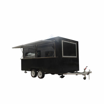 1500W Voltage Mobile Food Cart Trailer for Fast Food Trucks Trailer 2300*1750*2100mm