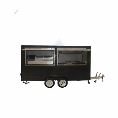 1500W Voltage Mobile Food Cart Trailer for Fast Food Trucks Trailer 2300*1750*2100mm