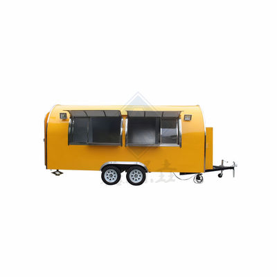 1500W Voltage Mobile Food Cart Trailer for Fast Food Trucks Trailer 2300*1750*2100mm