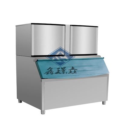Highly Cube Ice Making Machine for Busy Establishments Ice Storage Capacity 40-1000 kg