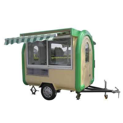 900kg Load Capacity Mobile Food Cart Trailer Ideal for Fast Food Vending on the Street