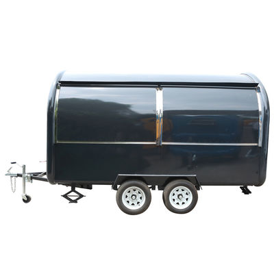Burger Truck Fast Food Van with Full Kitchen Donuts Cart Mobile Vending 2300*1750*2100mm