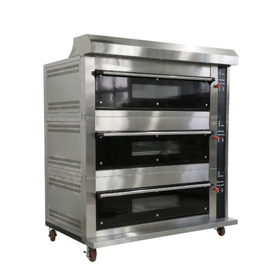 2/3/4/6/9 Trays Capacity Commercial Baking Bread Pizza Cake Cooking Gas Electric Oven