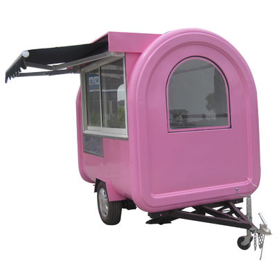 Designed Hand Push Trailer Hot Dog Cart for Food Beverage Shops