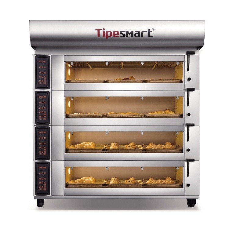 600*400mm Tray Size Electric Bread Croissant Pizza Baking Oven for Bakery Performance