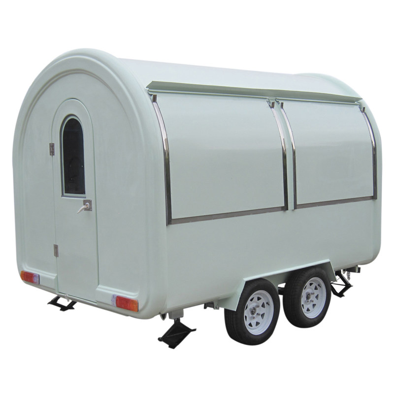 900kg Load Capacity Mobile Food Cart Trailer Ideal for Fast Food Vending on the Street