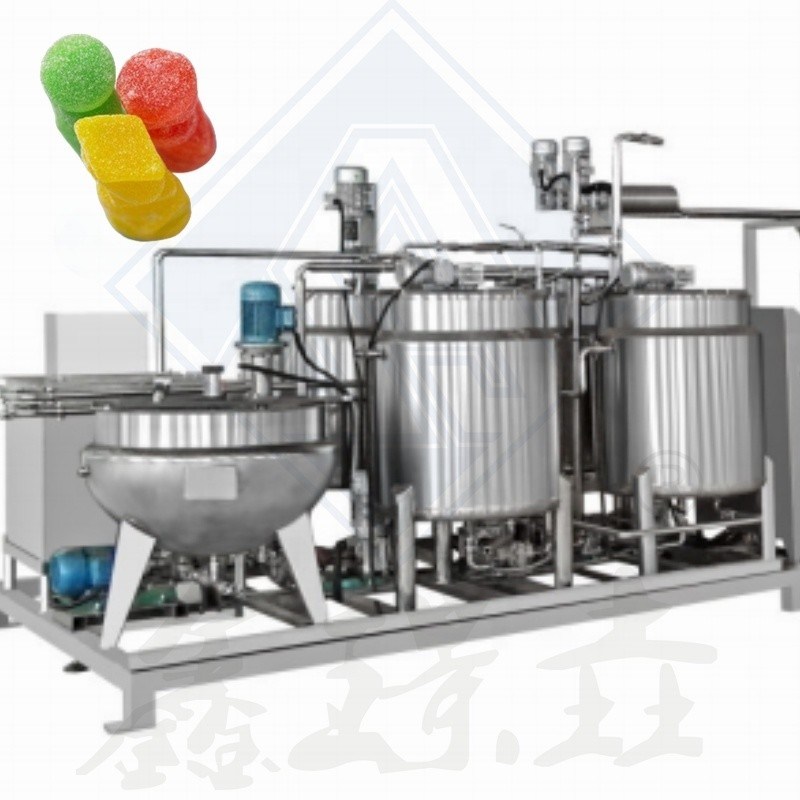 Food Industry Equipment Candy Making Machine for Hard Soft Jelly Candy Production