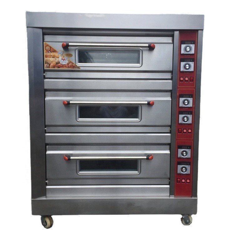 2/3/4/6/9 Trays Capacity Commercial Baking Bread Pizza Cake Cooking Gas Electric Oven