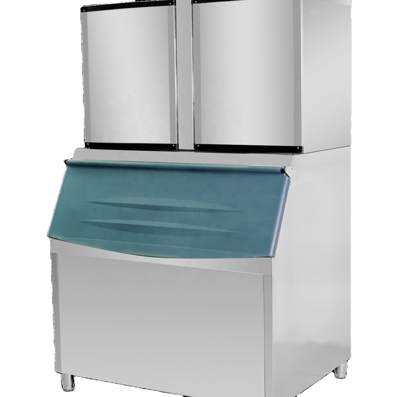 Ice Cube Maker Water or Air Cooling Commercial Combined Automatic Ice Cubes Machine