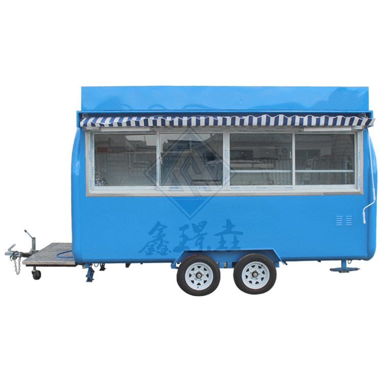 Designed Dim Sum Food Cart for Snacks and Coffee Vending 2300*1650*2300mm